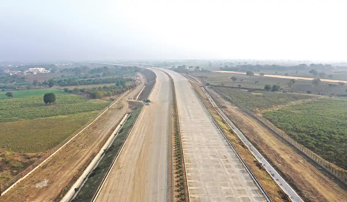 The construction of the expressway