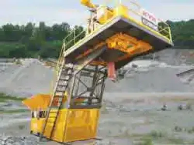 KYB Conmat Tora Batching Plant used for Nepal's Dharahara Tower reconstruction