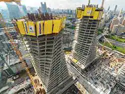 Doka’s formwork solutions deployed for special design of two towers of New VakifBank headquarters