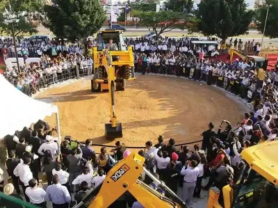 JCB India launches all new ecoXpert Backhoe Loader, NXT series, Quarry Master range of Excavators, and side engine Telehandlers