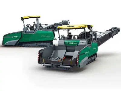 VÖGELE MT 3000-2 OFFSET Power Feeder Paving roads for the future