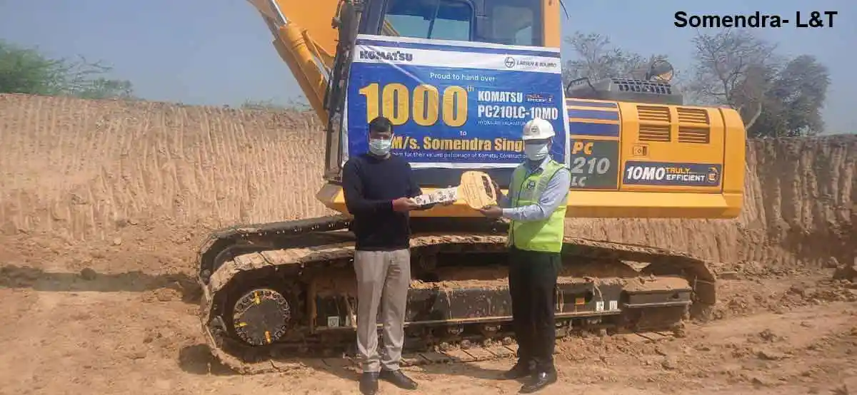 L&T records highest sales of Komatsu PC210-10M0; machine crosses 1000 mark