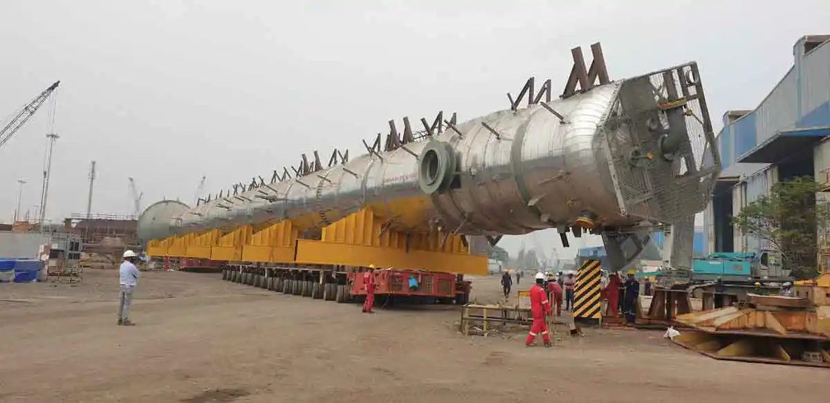 Lift & Shift India - Delivers Critical Equipment for IOCL Paradip Refinery