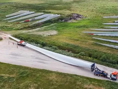 DOLL wind blade transport system officially approved by all major wind turbine manufacturers