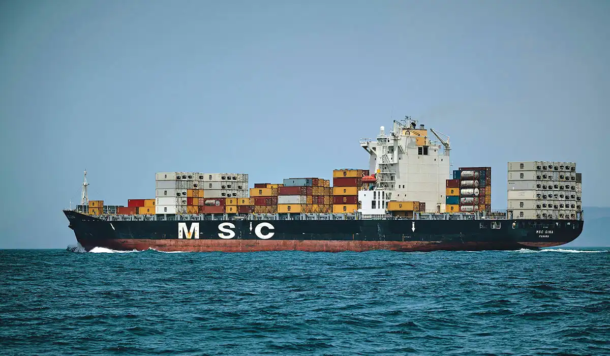 More than 90 percent of consumer goods are transported by ocean