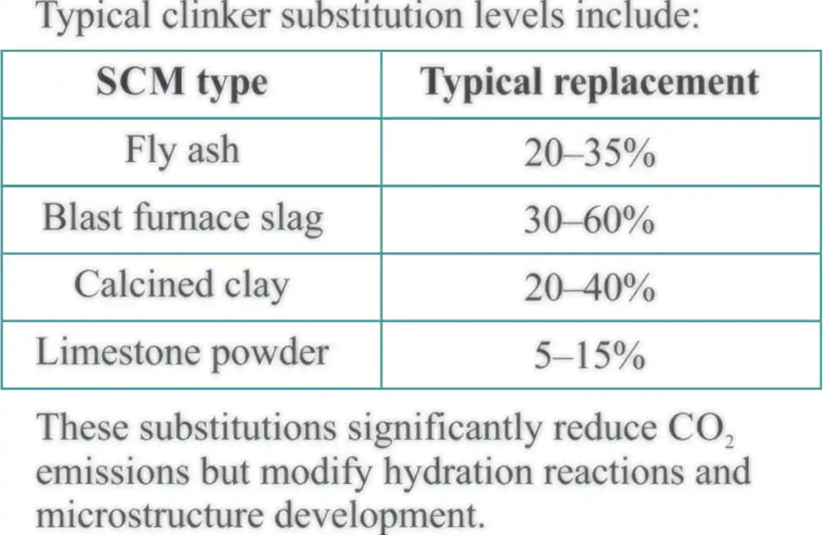 Clinker-Substitution