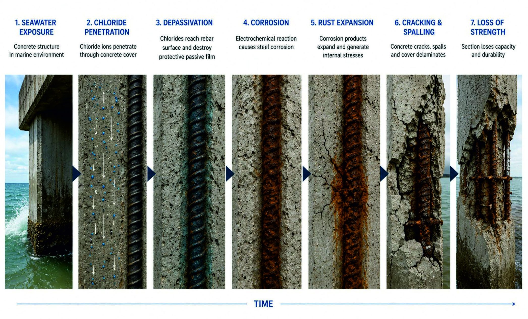 Figure 2: Chloride-Induced Corrosion Process