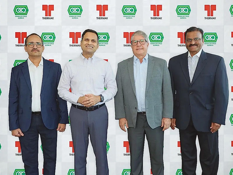 Thermax Partners with Brazil-based OCQ for High-Performance Chemicals