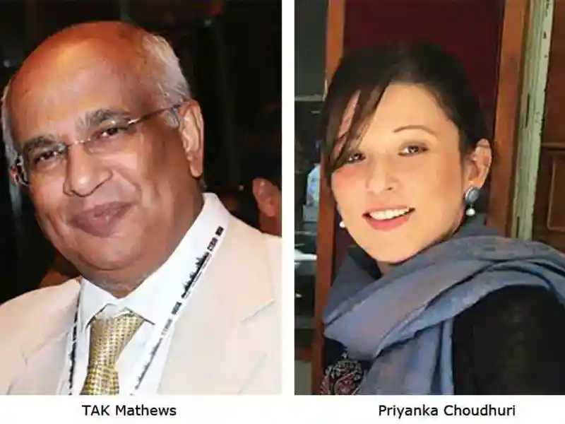 TAK Mathews, Principal Consultant and Priyanka Choudhuri, Director, TAK Expo