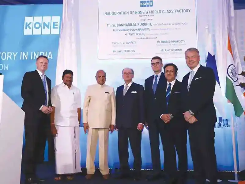 KONE: Commissions World-Class Elevator Manufacturing Facility in Tamil Nadu, India