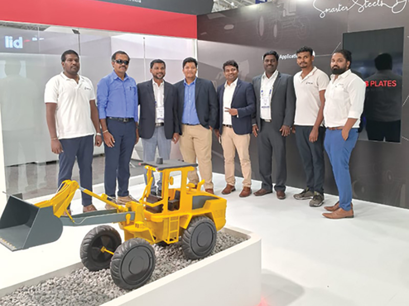 AM/NS India promotes steel for construction equipment