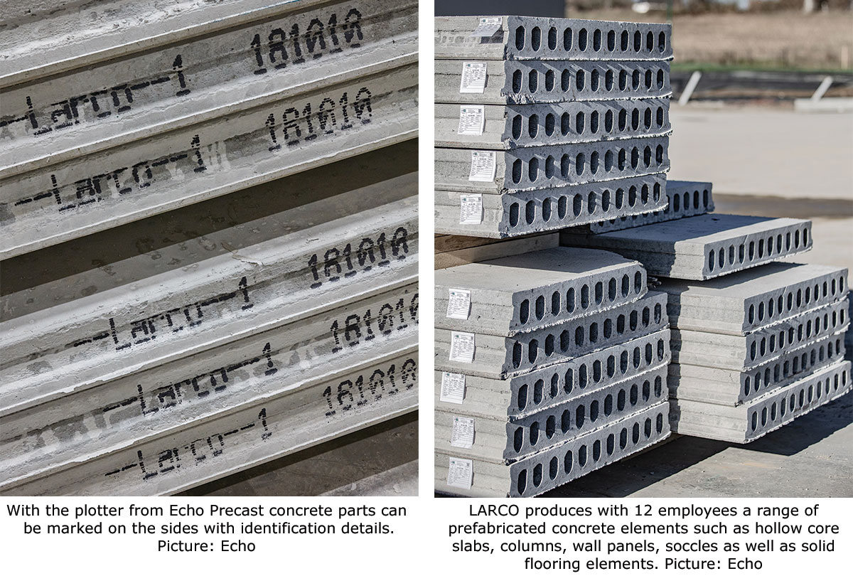LARCO partners with ECHO Precast to set up production site for prefab elements
