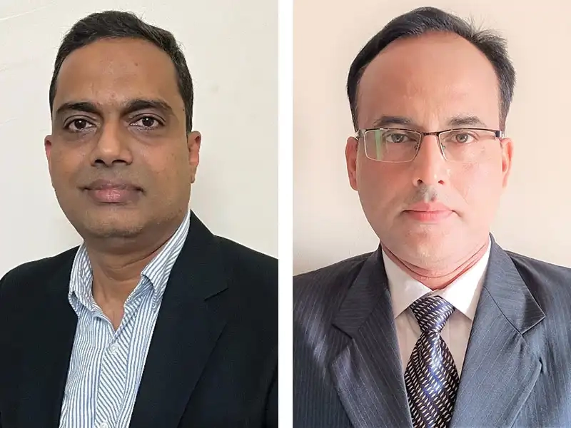 Sachin Shetty, India Head – Operation & Sales, and Rajesh Jha, India Head - Sales & Market Development, TOPWERK INDIA
