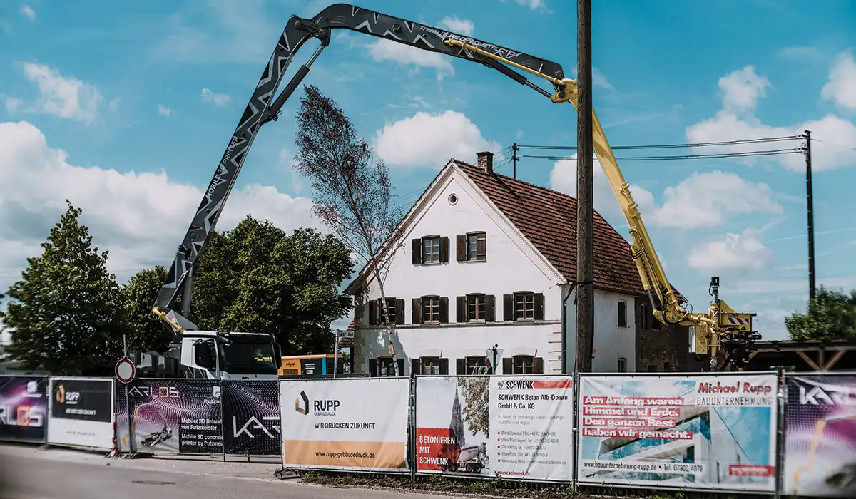 Putzmeister, SCHWENK, and Rupp complete their first joint building project