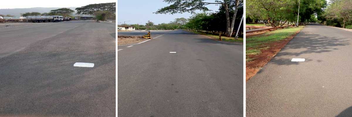 Roads constructed using waste plastic