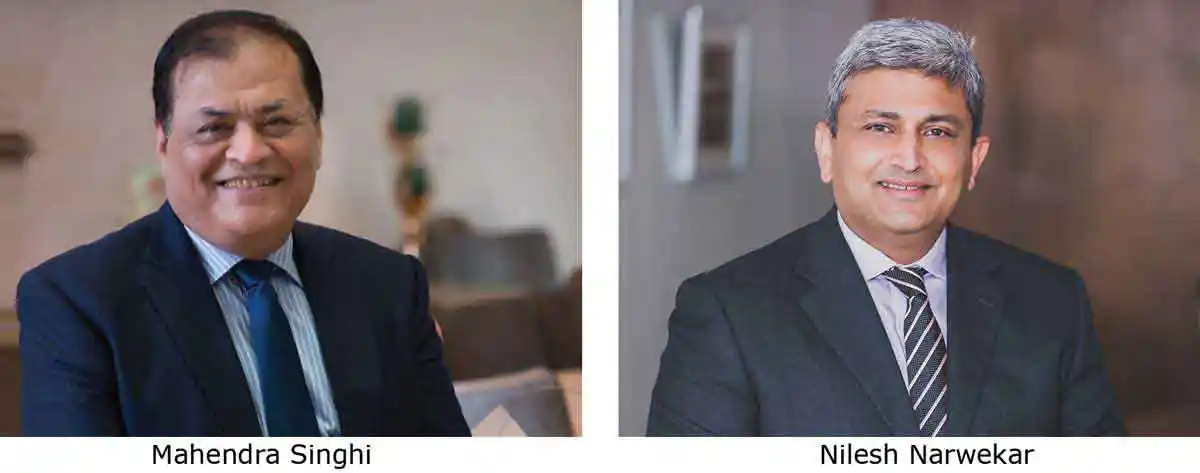 Mahendra Singhi (Managing Director & CEO – Dalmia Cement (Bharat) Limited) and Nilesh Narwekar (CEO – JSW Cement)