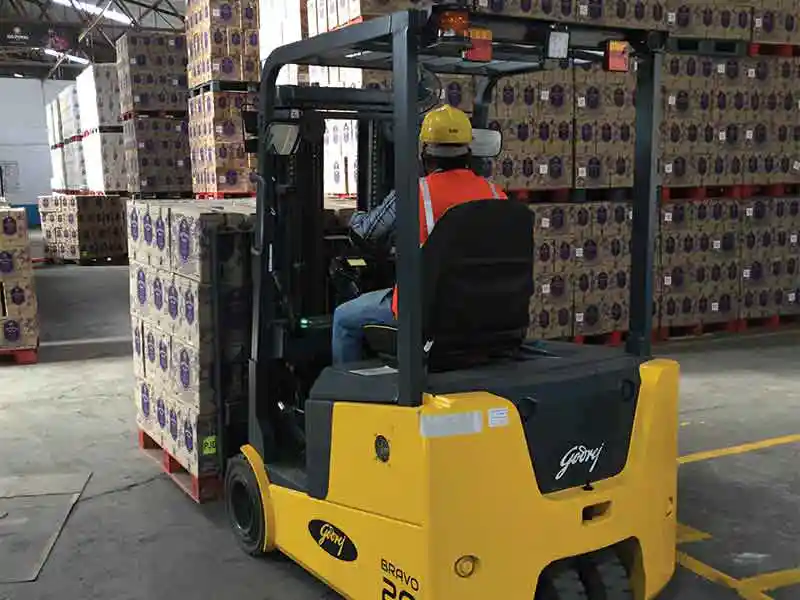 Godrej Material Handling launches new Bravo Electric Three-Wheel Forklift