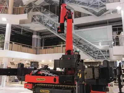 PALFINGER PCC 57.002 crawler cranes - Ideal in tight spots; Perfect for indoor jobs