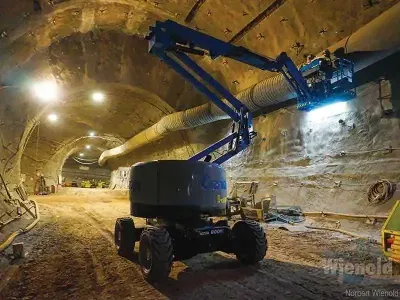 GENIE® Z®-45 XC™ Boom Lift goes 3,280 ft underground