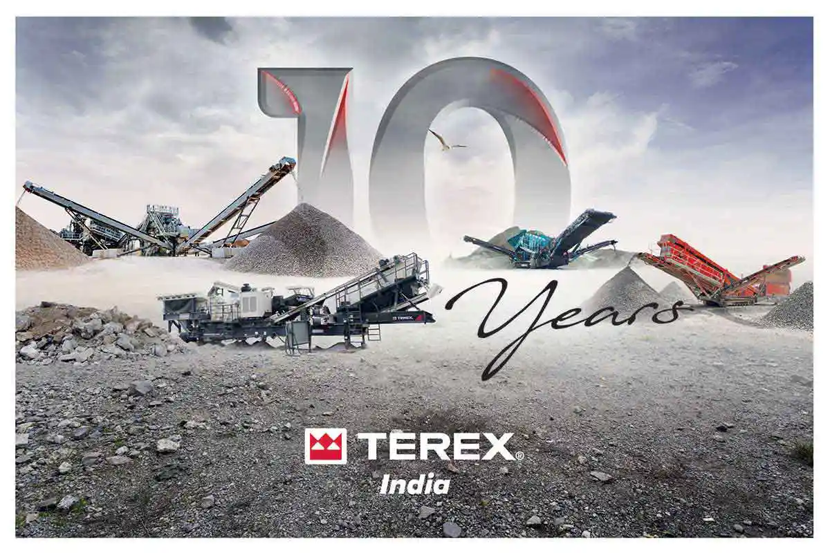 Terex celebrates a decade of success in India