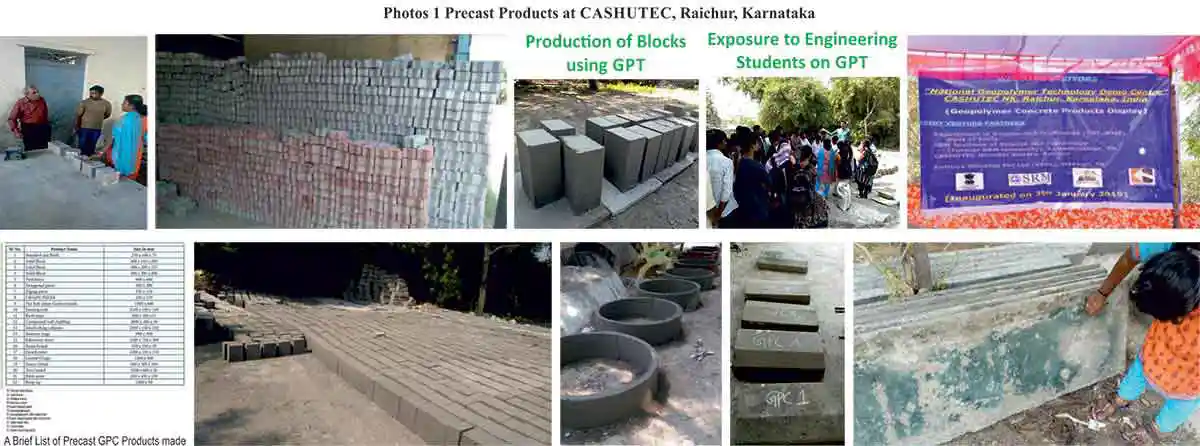 Precast Products at CASHUTEC, Raichur, Karnataka