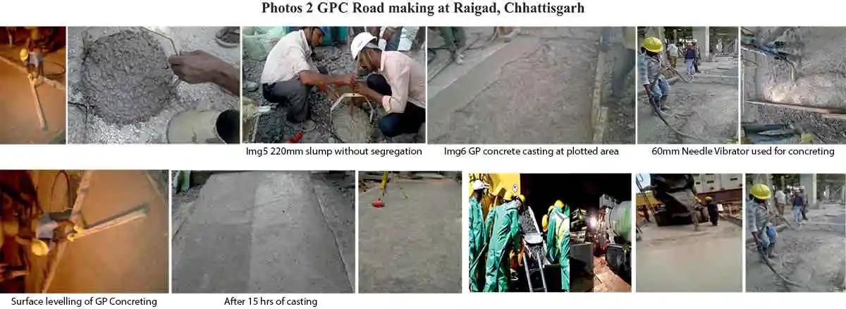 GPC Road making at Raigad, Chhattisgarh