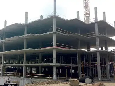 Comparison of Reinforced and Pre-Stressed Concrete Building Frames