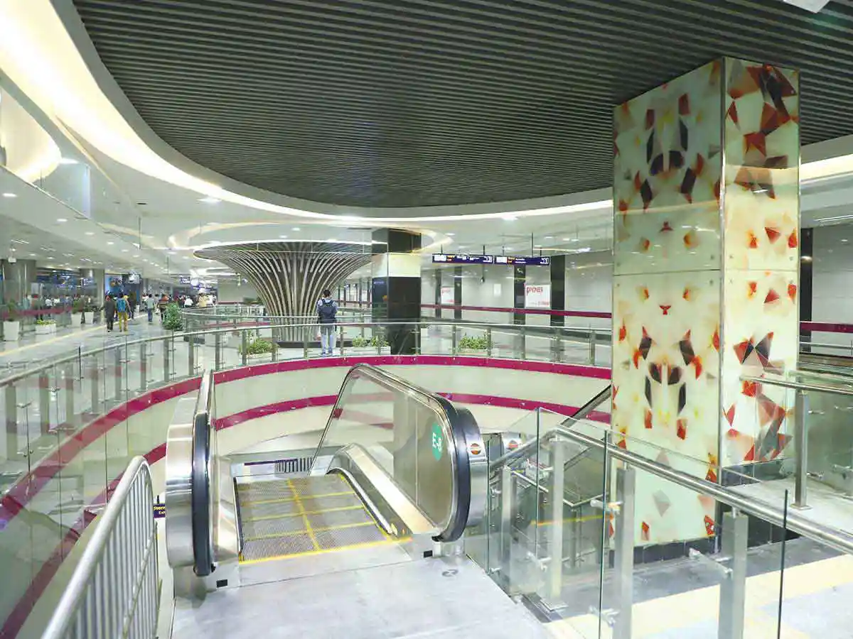 Delhi Metro Terminal 1