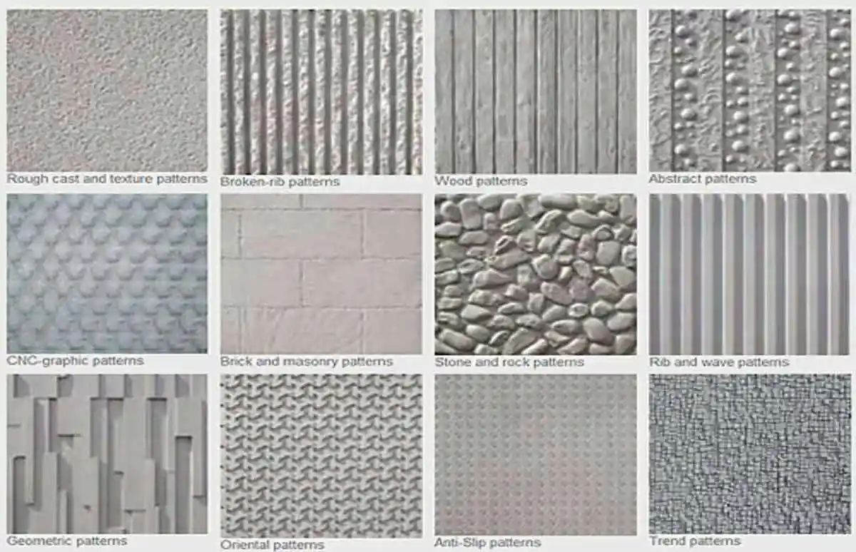 patterns of concrete