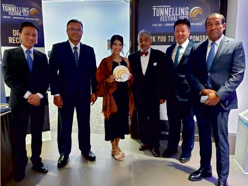 Malaysian Tunneller Clean Sweeps Global Tunnelling Awards in 2021