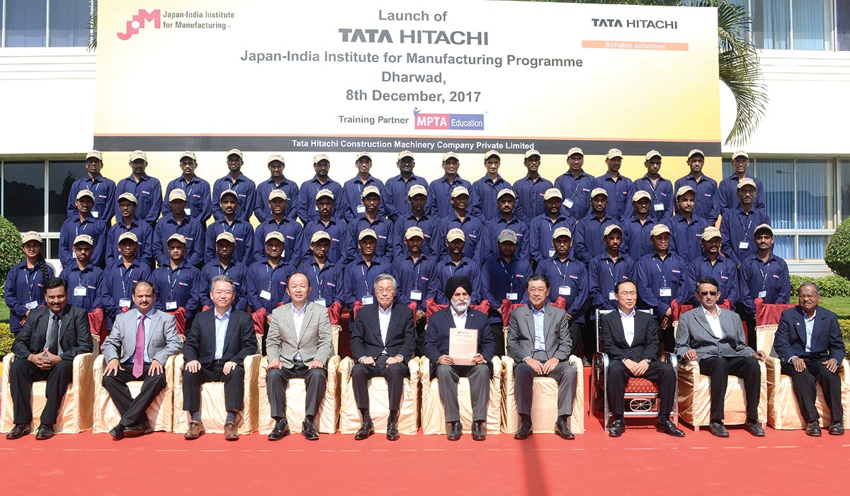 Flag Off of the First Batch with Sandeep Singh, MD, Tata Hitachi