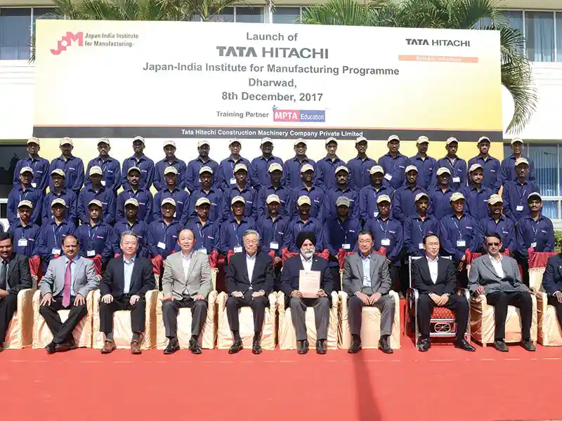 Certificate Handover Ceremony held for First Batch of Tata Hitachi Japan-India Institute of Manufacturing (JIM)