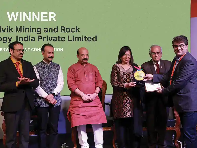 Sandvik receives CSR Leadership Award for Environment Conservation