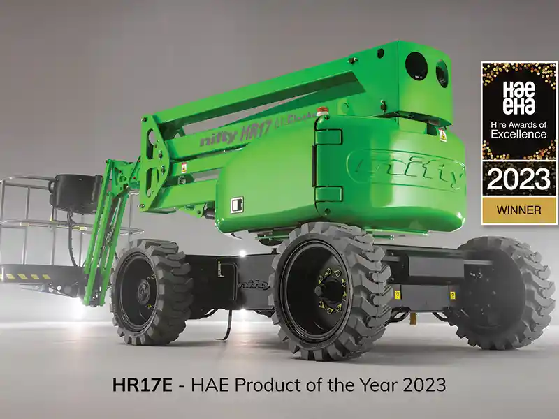 Niftylift’s HR17E wins HAE Product of the Year