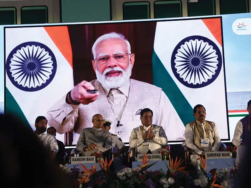 Prime Minister Narendra Modi, while inaugurating the third edition of Global Maritime India Summit 2023