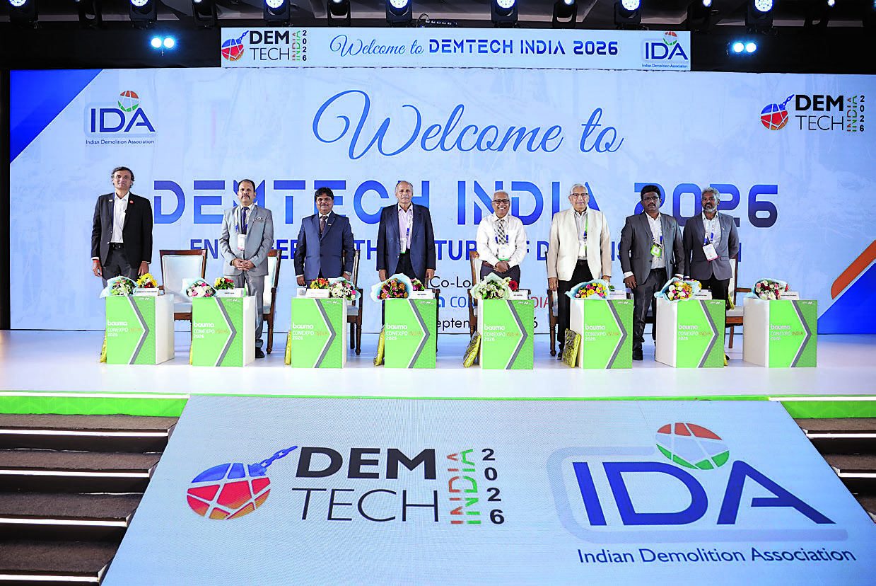 Demtech delegates at bauma CONEXPO INDIA 2026