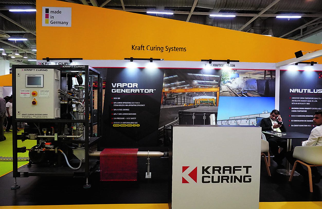 Kraft curing display at bauma CONEXPO INDIA 2026