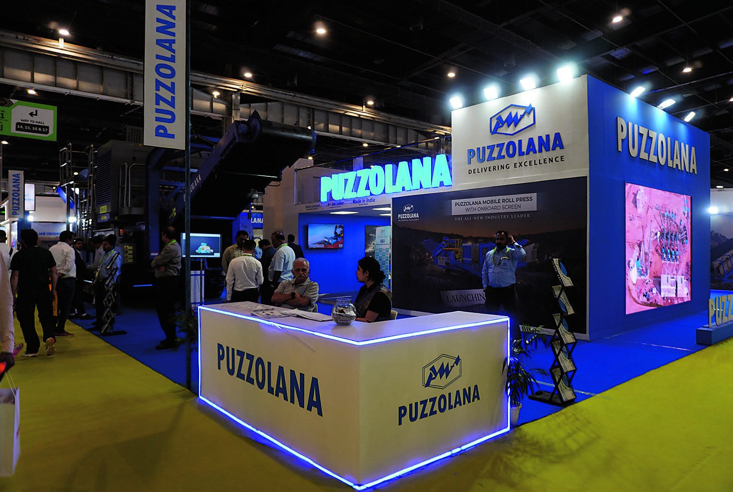 puzzolana display at bauma CONEXPO INDIA 2026