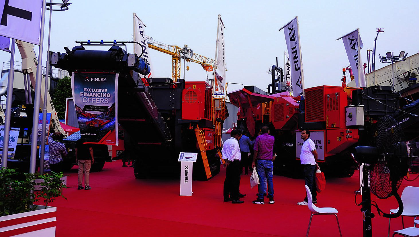Terex display at bauma CONEXPO INDIA 2026