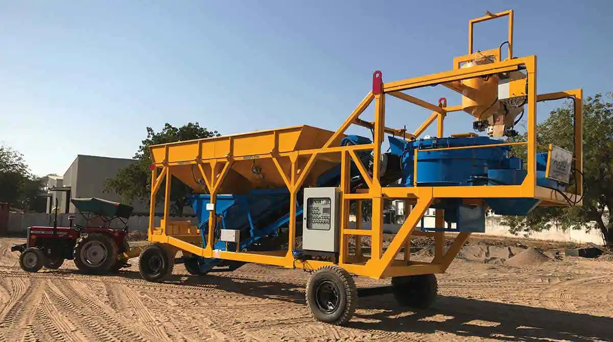 Apollo Inffratech Group - Mobile Concrete Batching Plant
