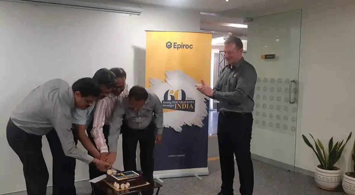 EPIROC Celebrating 60 years of building a strong India