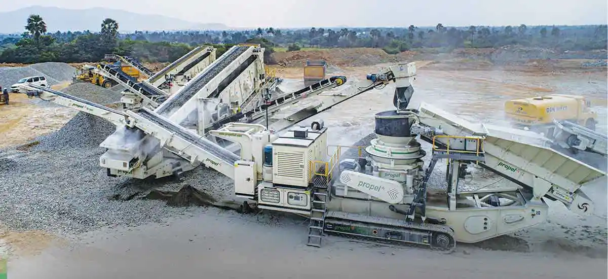 Propel track plant
