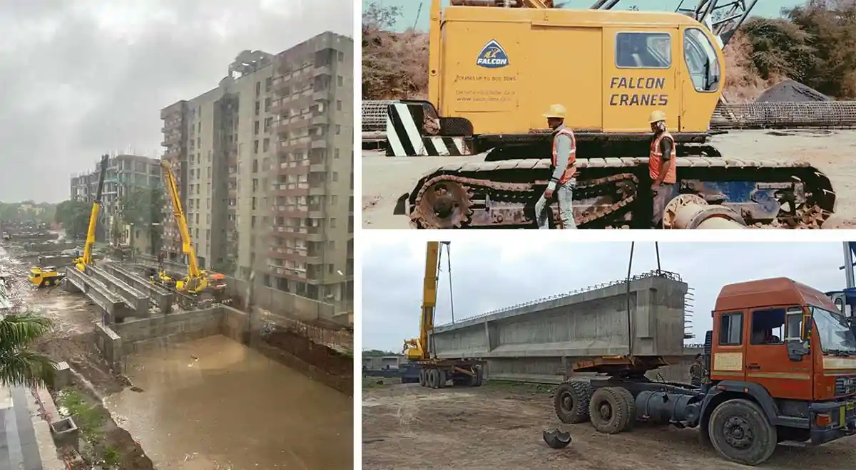 Falcon Cranes and Infraprojects Equipped for any Challenge