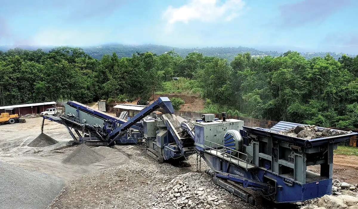 the manufacture of India’s first crawler crushing and screening plant