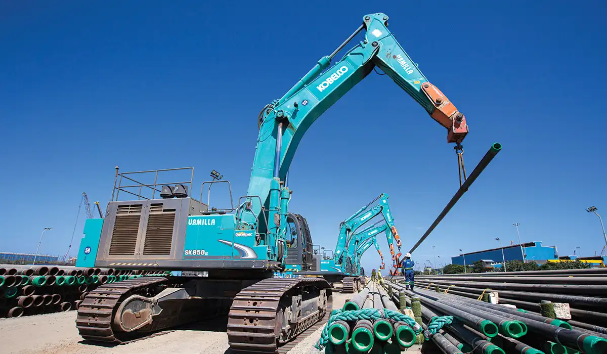 Kobelco excavators are known for their advanced technology