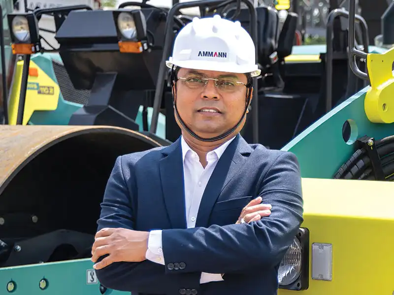 Dheeraj Panda, Managing Director Road construction equipment behemoth Ammann India