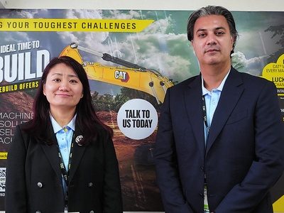 Nicole Li and Gurman Reen of Caterpillar