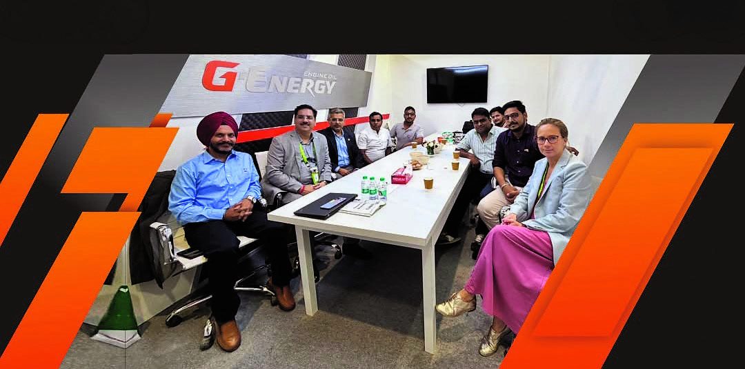 ENSO and G-Energy team at the exhibition