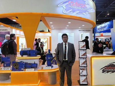 R. Haridoss, CEO, Radicon Power Build, at its exhibition stand