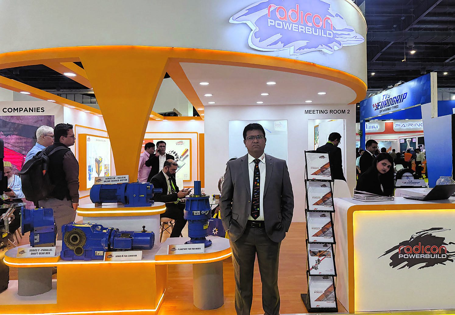 R. Haridoss, CEO, Radicon Power Build, at its exhibition stand